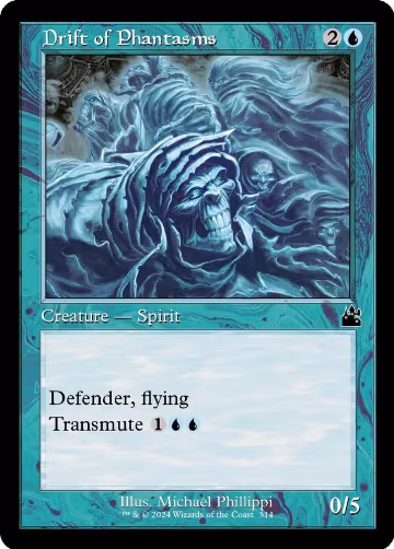 Drift of Phantasms (Retro Frame) (314), Ravnica Remastered — Magic card price