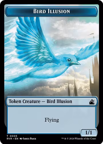 Bird Illusion Token (5), Ravnica Remastered — Magic card price