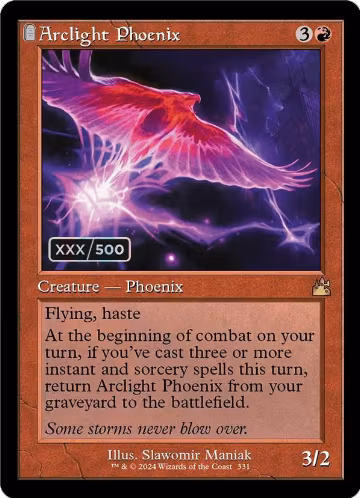 Arclight Phoenix (Retro Frame) (Serial Numbered) (331), Ravnica Remastered — Magic card price