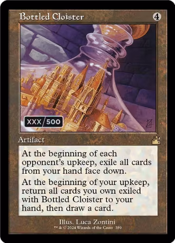 Bottled Cloister (Retro Frame) (Serial Numbered) (389), Ravnica Remastered — Magic card price