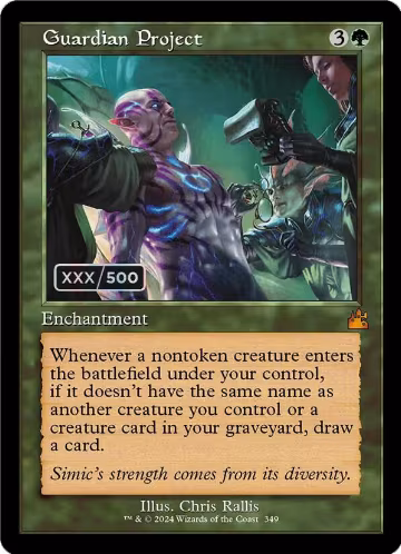 Guardian Project (Retro Frame) (Serial Numbered) (349), Ravnica Remastered — Magic card price