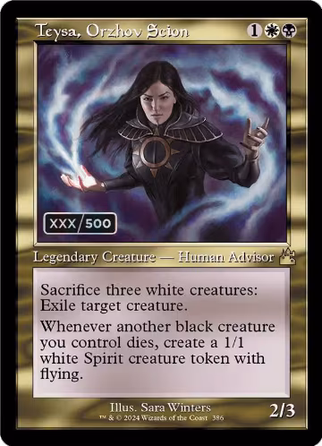 Teysa, Orzhov Scion (Retro Frame) (Serial Numbered) (386), Ravnica Remastered — Magic card price