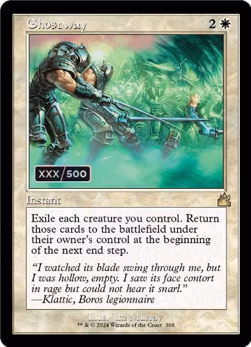 Ghostway (Retro Frame) (Serial Numbered) (308), Ravnica Remastered — Magic card price