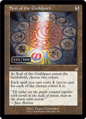 Seal of the Guildpact (Retro Frame) (Serial Numbered) (394), Ravnica Remastered — Magic card price
