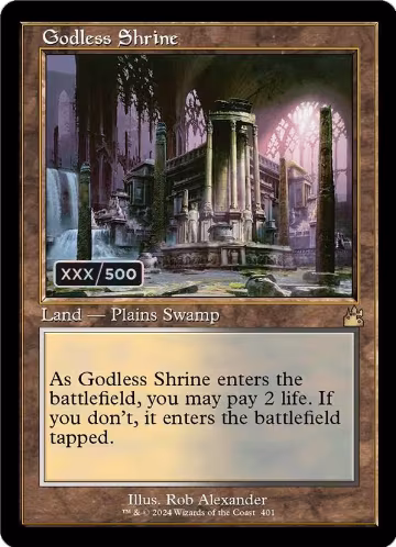 Godless Shrine (Retro Frame) (Serial Numbered) (401) — card price