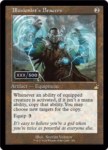 Illusionist's Bracers (Retro Frame) (Serial Numbered) (392), Ravnica Remastered — Magic card price
