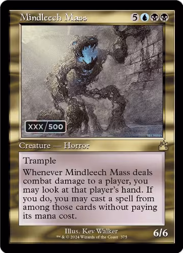 Mindleech Mass (Retro Frame) (Serial Numbered) (375), Ravnica Remastered — Magic card price