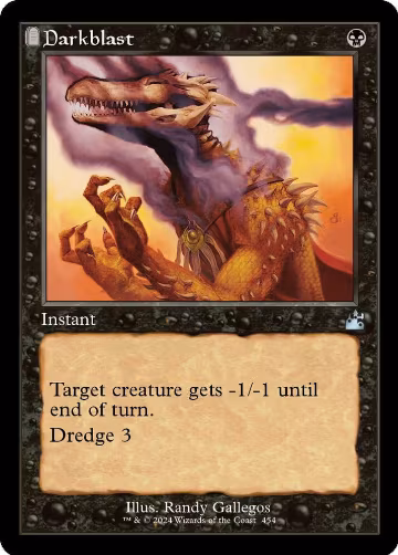Darkblast (Retro Frame) (454), Ravnica Remastered — Magic card price