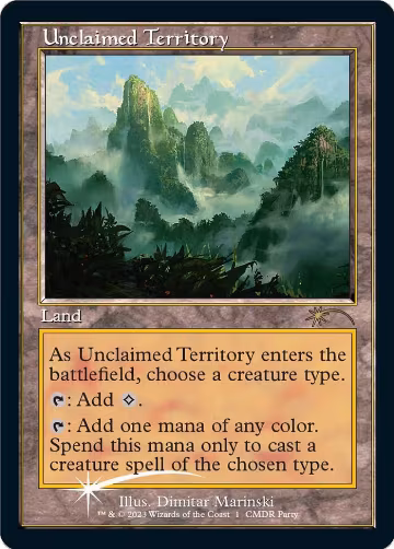 Unclaimed Territory (Retro Frame) (1), WPN & Gateway Promos — Magic card price