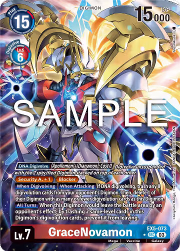 GraceNovamon (Alternate Art) (EX5-073 SEC), Animal Colosseum — Digimon card price