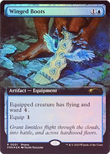 Winged Boots (1), Media Promos — Magic card price