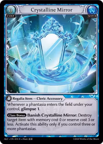 Crystalline Mirror (035), Alchemical Revolution — Grand Archive card price