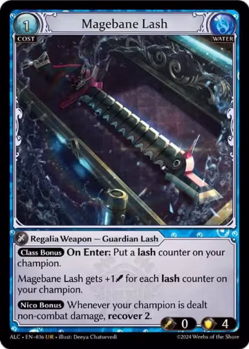 Magebane Lash (036), Alchemical Revolution — Grand Archive card price
