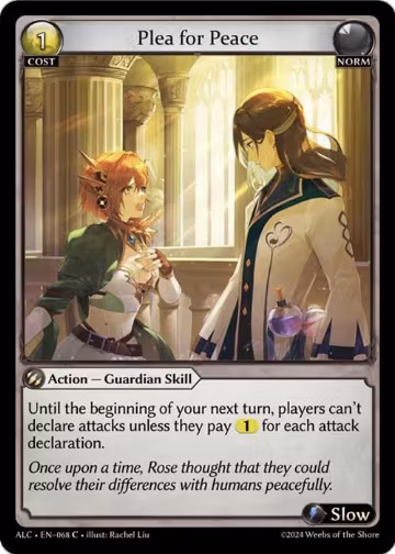 Plea for Peace (068), Alchemical Revolution — Grand Archive card price