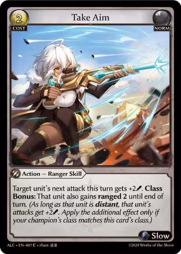Take Aim (087), Alchemical Revolution — Grand Archive card price