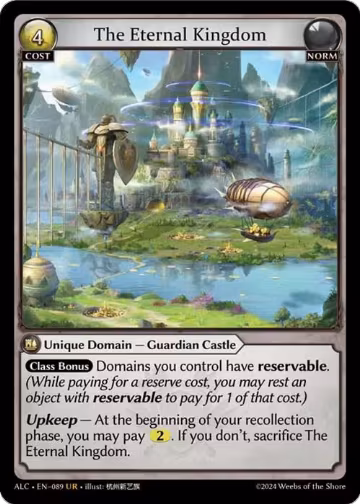 The Eternal Kingdom (089), Alchemical Revolution — Grand Archive card price