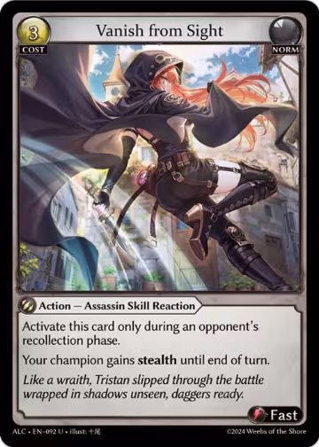 Vanish from Sight (092), Alchemical Revolution — Grand Archive card price