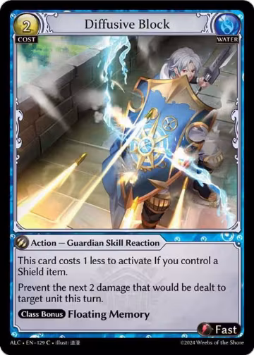 Diffusive Block (129), Alchemical Revolution — Grand Archive card price