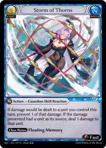 Storm of Thorns (147), Alchemical Revolution — Grand Archive card price