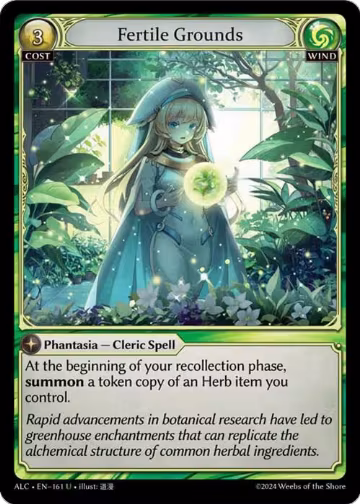 Fertile Grounds (161), Alchemical Revolution — Grand Archive card price