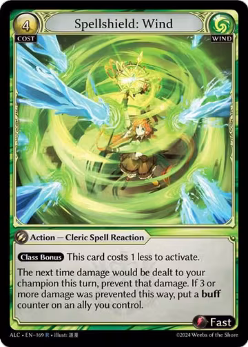 Spellshield: Wind (169), Alchemical Revolution — Grand Archive card price
