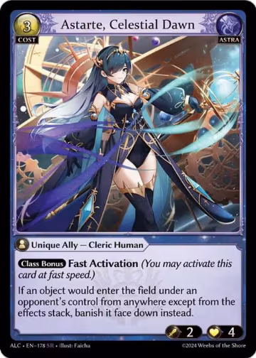 Astarte, Celestial Dawn (178), Alchemical Revolution — Grand Archive card price