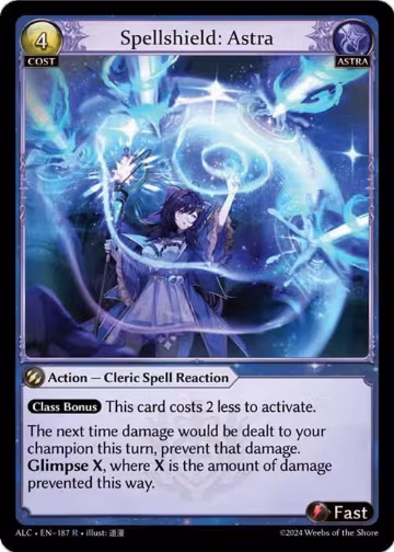 Spellshield: Astra (187), Alchemical Revolution — Grand Archive card price