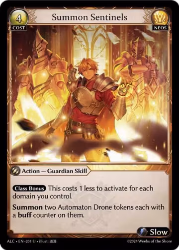 Summon Sentinels (201), Alchemical Revolution — Grand Archive card price