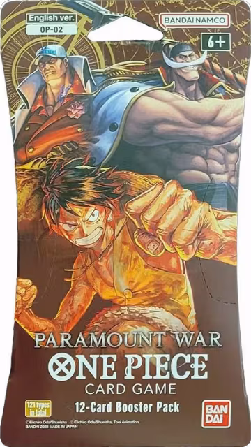 Paramount War - Sleeved Booster Pack, Paramount War — One Piece sealed product price