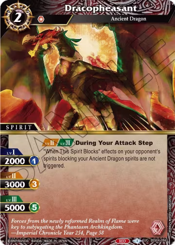 Dracopheasant (BSS04-004), Savior of Chaos — Battle Spirits card price