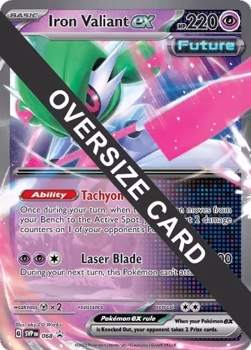 Iron Valiant ex - 068 (068), Jumbo Cards — Pokémon card price