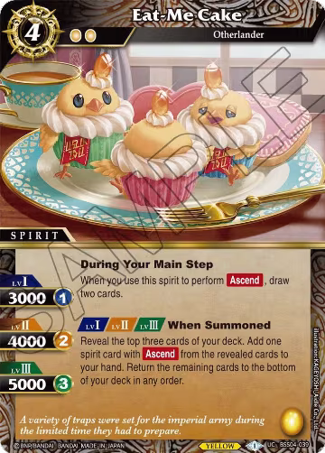 Eat-Me Cake (BSS04-039), Savior of Chaos — Battle Spirits card price