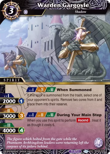 Warden Gargoyle (BSS04-020), Savior of Chaos — Battle Spirits card price