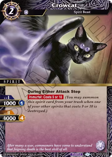 Crowcat (BSS04-032), Savior of Chaos — Battle Spirits card price