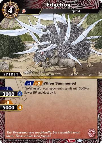 Edgehog (BSS04-016), Savior of Chaos — Battle Spirits card price
