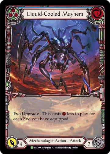 Liquid-Cooled Mayhem (LGS200) (LGS200), Flesh and Blood: Promo Cards — Flesh & Blood card price
