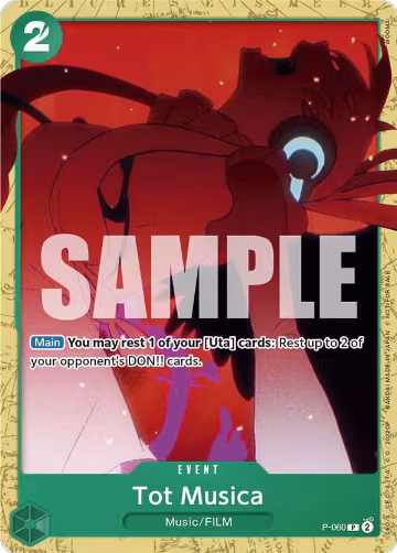 Tot Musica (Starter Deck 11: Uta Deck Battle) (P-060), One Piece Promotion Cards — One Piece card price