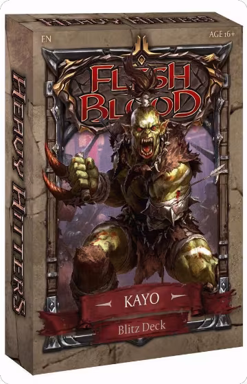 Heavy Hitters Blitz Deck - Kayo, Blitz Deck: Heavy Hitters - Kayo — Flesh & Blood sealed product price