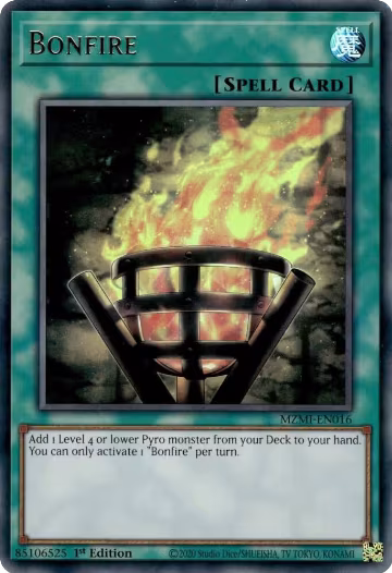 Bonfire (MZMI-EN016), Maze of Millennia — Yu-Gi-Oh! card price