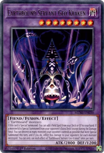 Earthbound Servant Geo Kraken (MZMI-EN030), Maze of Millennia — Yu-Gi-Oh! card price