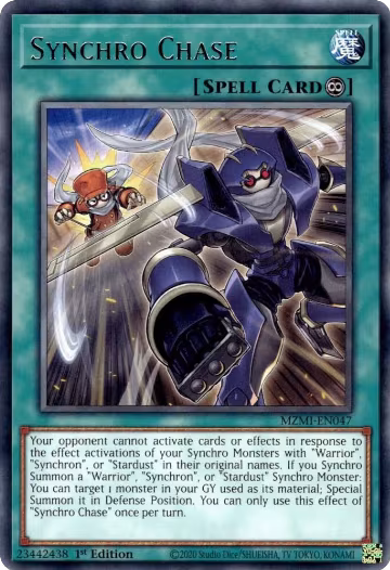Synchro Chase (MZMI-EN047), Maze of Millennia — Yu-Gi-Oh! card price