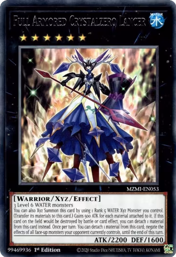 Full Armored Crystalzero Lancer (MZMI-EN053), Maze of Millennia — Yu-Gi-Oh! card price
