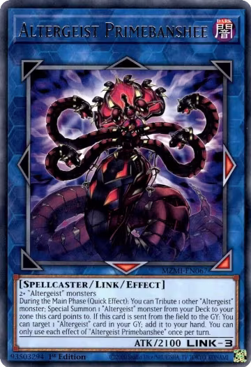 Altergeist Primebanshee (MZMI-EN067), Maze of Millennia — Yu-Gi-Oh! card price