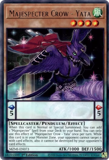 Majespecter Crow - Yata (MZMI-EN073), Maze of Millennia — Yu-Gi-Oh! card price