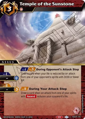 Temple of the Sunstone (BSS04-105), Savior of Chaos — Battle Spirits card price