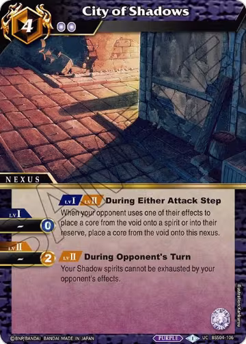 City of Shadows (BSS04-106), Savior of Chaos — Battle Spirits card price