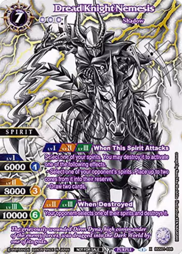 Dread Knight Nemesis (World Championship Promotion Pack 2023) (BSS01-038), Battle Spirits Saga Promo Cards — Battle Spirits card price