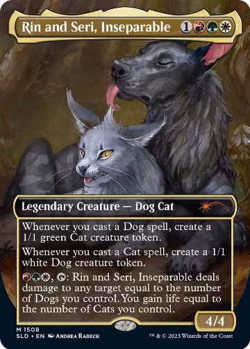 Rin and Seri, Inseparable (1508) (1508), Secret Lair Drop Series — Magic card price