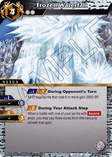 Frozen Waterfall (BSS04-111), Savior of Chaos — Battle Spirits card price