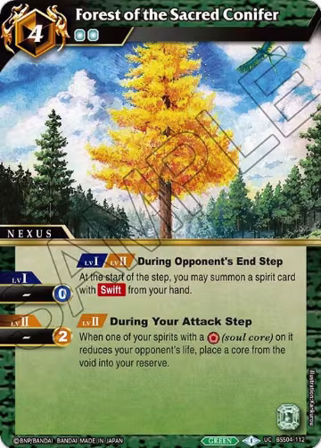 Forest of the Sacred Conifer (BSS04-112), Savior of Chaos — Battle Spirits card price